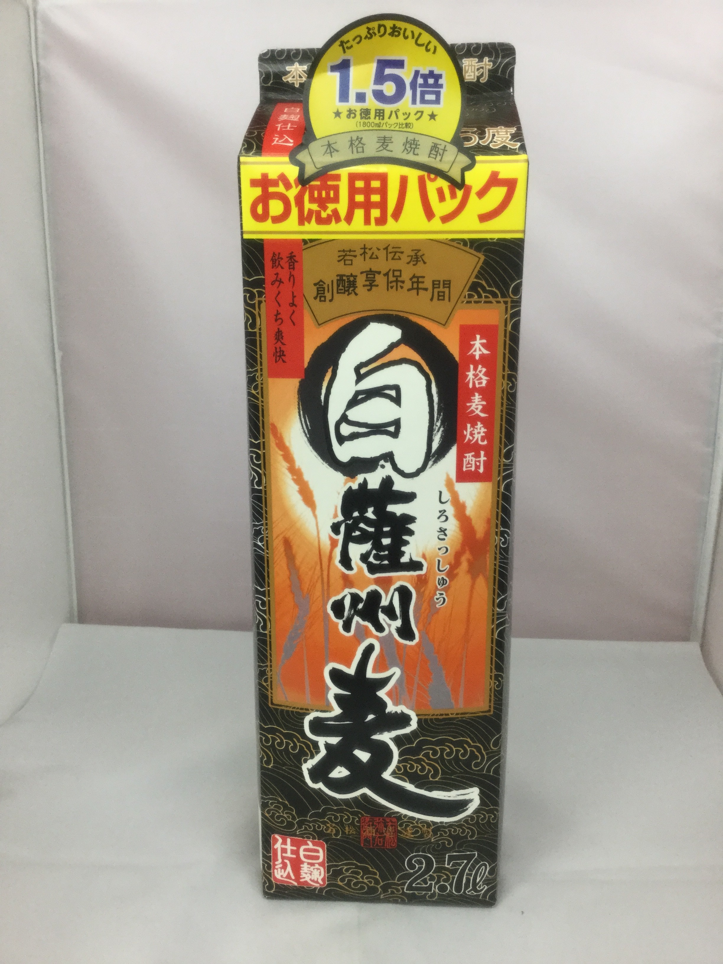 白薩州麦パック　2700ml