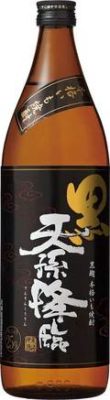 本格芋焼酎　黒・天孫降臨　25度　900ｍｌ瓶