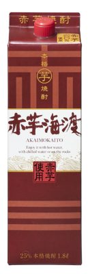 本格芋焼酎　赤芋海渡　25度　パック