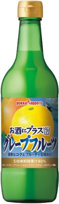 ポッカサッポロ お酒にプラス グレープフルーツ 540ml