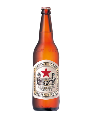 サッポロ　ラガービール〈大瓶〉633ml